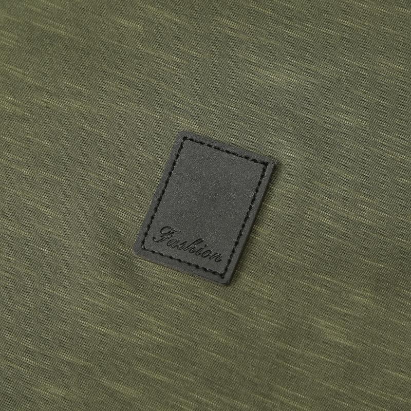 T-shirt girocollo a maniche lunghe con tasca con cerniera da uomo 56507368X