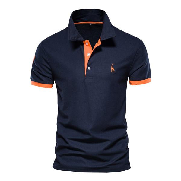 Mens Embroidered Polo Shirt 97281831X Navy / S Shirts & Tops