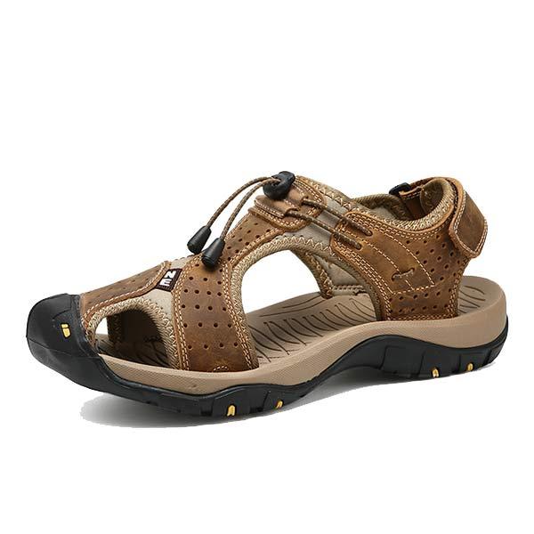 Mens Outdoor Beach Sandals 96110193 Brown / 6 Shoes