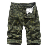 Mens Casual Print Shorts 25811394X Green / 29