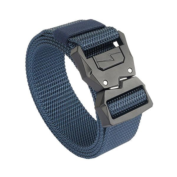 Mens Buckle Nylon Outdoor Tactical Belt 36166416M Blue / 125Cm Belts