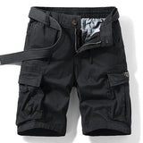 Mens Multi-Pocket Cargo Shorts (Belt Excluded) 13822964M Black / 29 Shorts