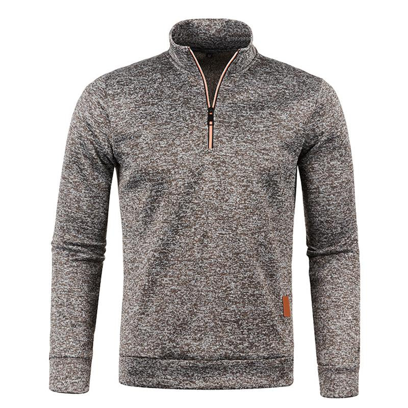 Herren-Pullover mit Ausschnitt und Reißverschluss, Strick-Unterhemd 79098087X