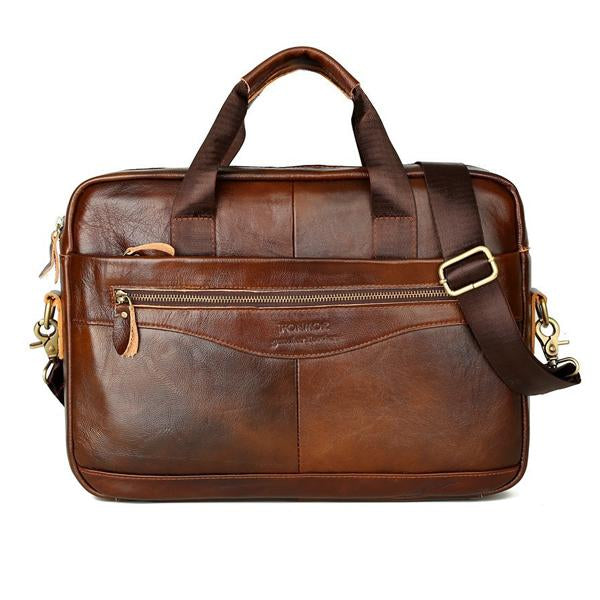Mens Vintage Handbag 54635061X Brown Briefcases
