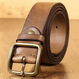 Vintage Cowhide Belt 89302689W Khaki / 130Cm Belts