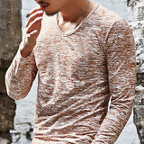 Men's Camouflage Round Neck Long Sleeve T-Shirt 14792221X