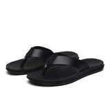 Mens Beach Flip Flops 92651148 Black / 6 Shoes