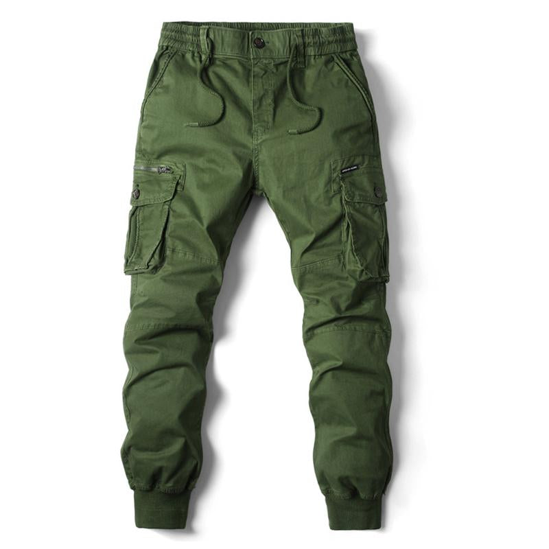 Men's Casual Elastic Waist Cargo Pants 57018851X