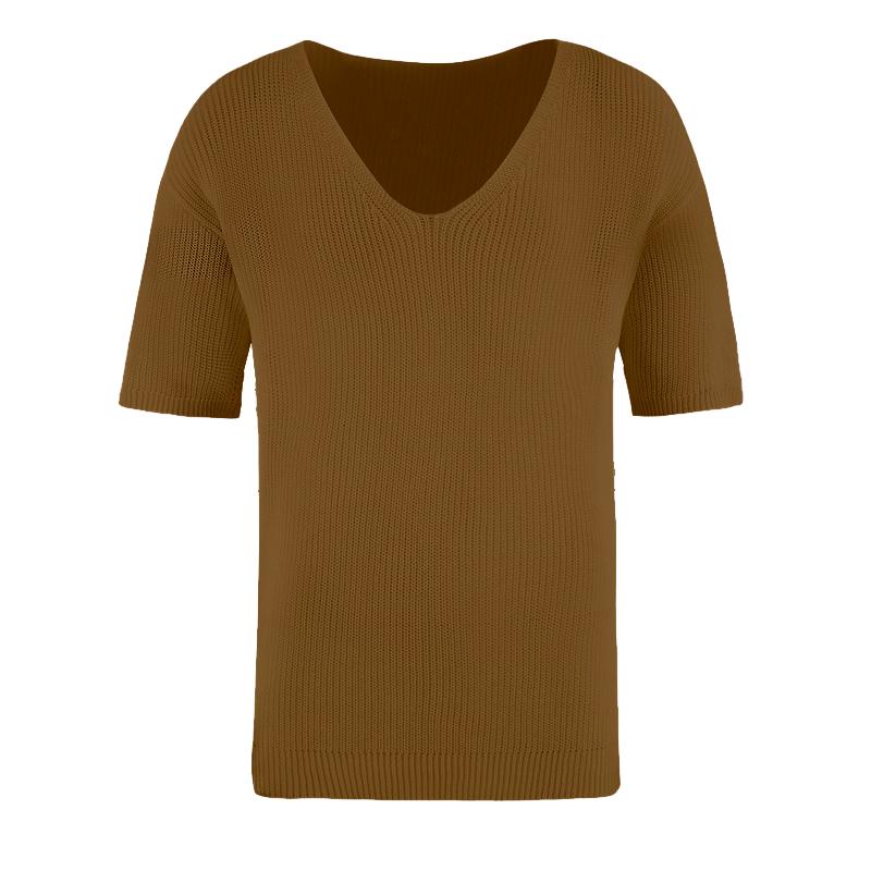 Men's V-neck Sweater T-shirt 89267479X