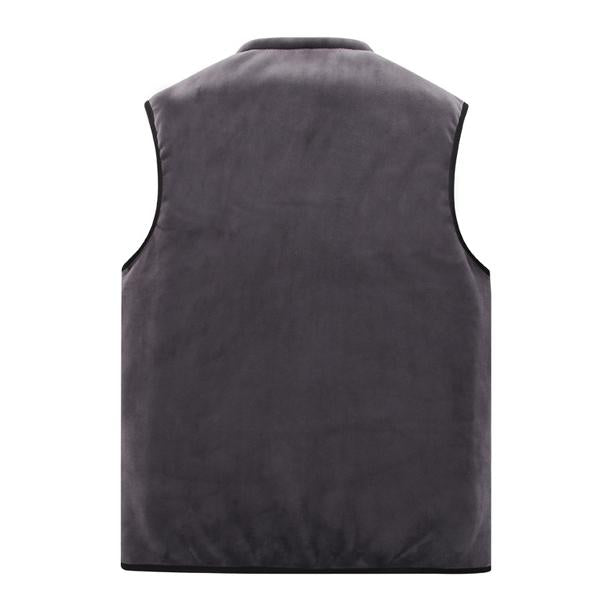 Men's V-Neck Fleece Thermal Vest 37128088X