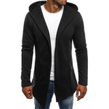Men's Hooded Stitching Solid Color Cardigan Jacket 73031361X
