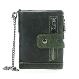 Vintage Folding Wallet 33299044X Green Wallet