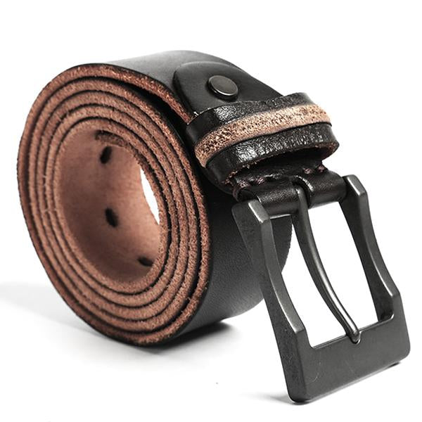 Vintage Cowhide Belt 87258055M Coffee Belts