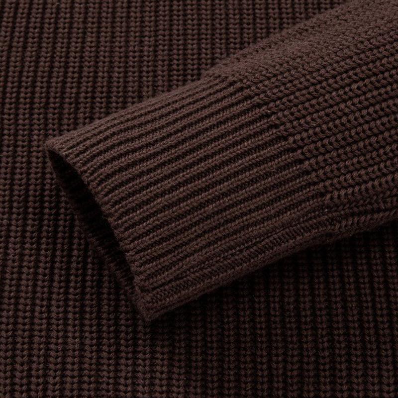 Men's Casual Solid Color Long-Sleeved Knitwear 27936612Y