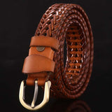 Men's Braided Leather Belt 02378980Q