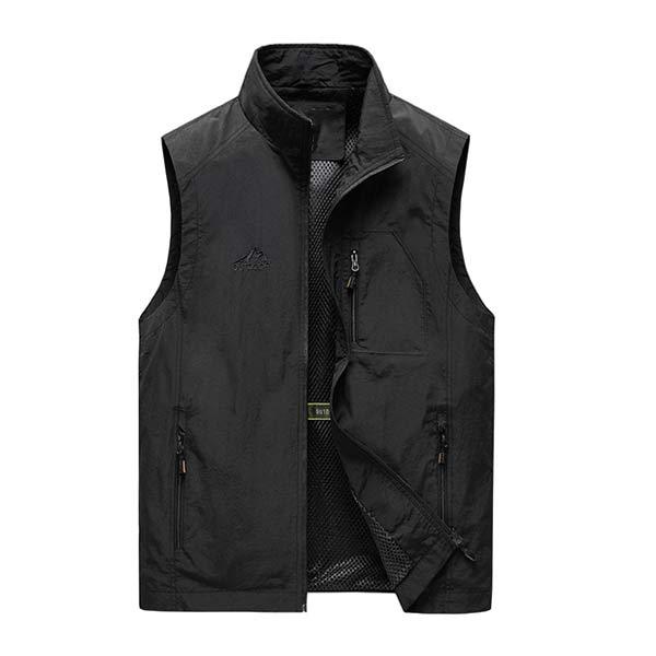 Mens Casual Vest 09153341W Black / M Vests