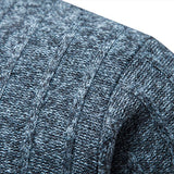 Men's Casual Half Turtleneck Zip Thick Knitwear 27809823M