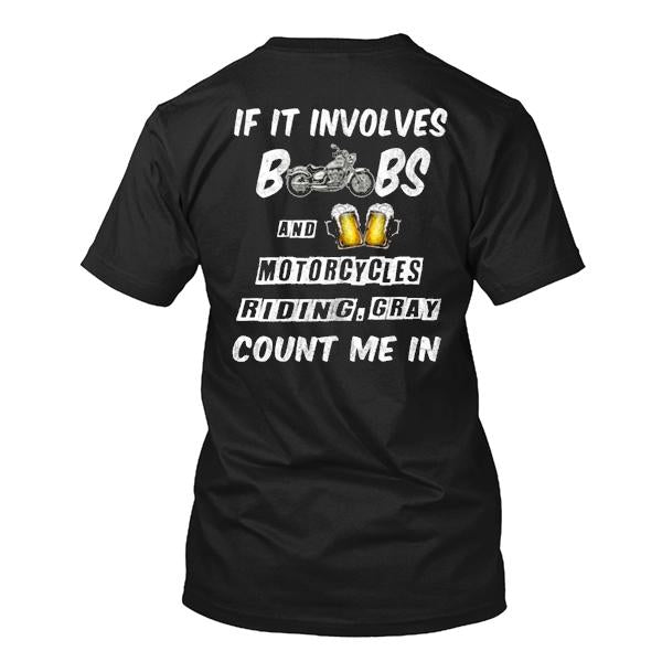 Mens Printed Crew Neck T-Shirt 68434922X T-Shirt / Black S Shirts & Tops
