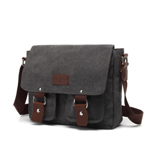 Mens Retro Bag Shoulder Gray Bag