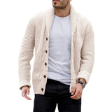 Men's Casual Button Long Sleeve Knit Cardigan 88114143M