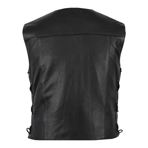 Mens Single Breasted Side Tie Vest 66687698M Vests