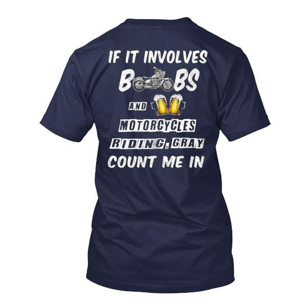 Mens Printed Crew Neck T-Shirt 68434922X T-Shirt / Navy S Shirts & Tops