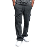 Men's Casual Loose Straight-leg Cargo Pants 84215503X