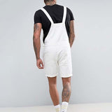 Men's Vintage Denim Shorts Overalls 48701771M
