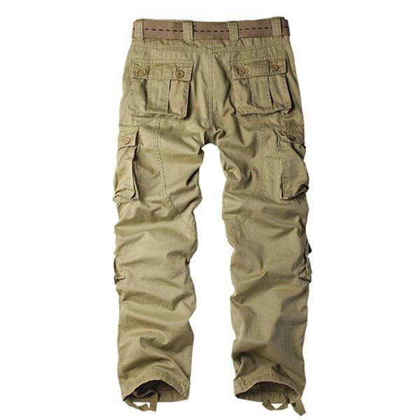 Outdoor Multi-Pocket Loose Cargo Pants (Without Belt) Pants