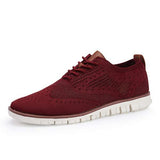 Mens Brogue Casual Shoes 49511410 Red Wine / 7 Shoes