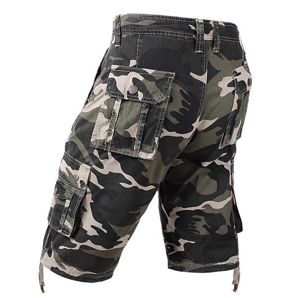 Mens Cotton Camouflage Cargo Shorts 24600962M Shorts