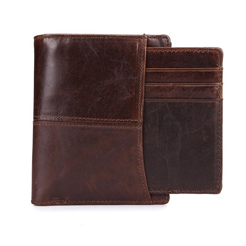 Vintage Leather Large Capacity SIM Card Holder Wallet 98597500Y