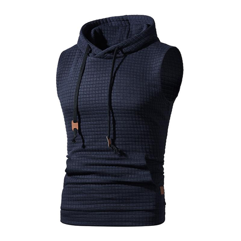 Sudadera deportiva informal con capucha y tirantes para hombre 27636830M