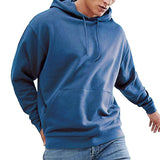 Men's Casual Round Neck Long Sleeve Solid Color Hoodies 27171730M