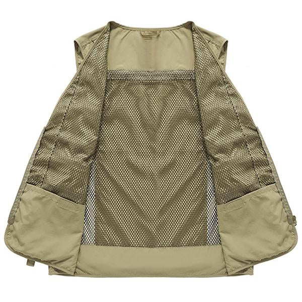 Mens Multi-Pocket Outdoor Quick-Drying Vest 96825875M Vests