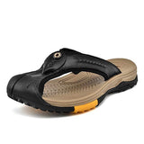 Mens Protective Toe Flip-Flops 04501657 Black / 6 Shoes