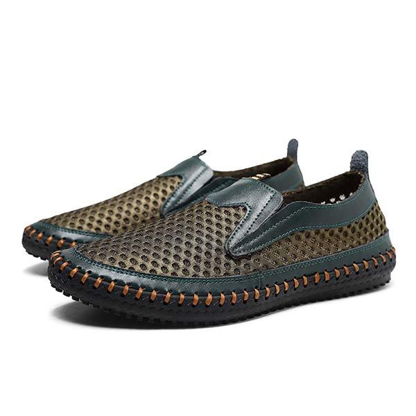 Mens Mesh Rubber Moccasins 64673184 Shoes