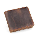 Vintage Short Wallet 14754506X Dark Brown Wallet