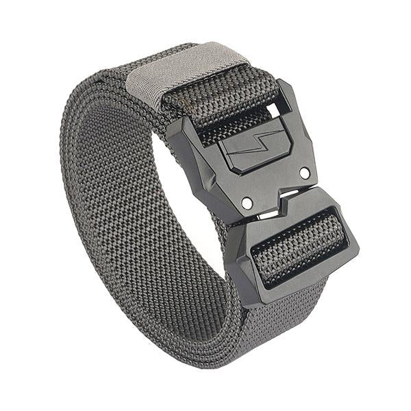 Mens Buckle Nylon Outdoor Tactical Belt 36166416M Dark Gray / 125Cm Belts