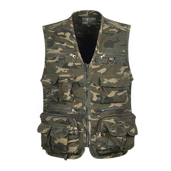 Mens Camouflage Vest 19706738W Camouflage / L Vests