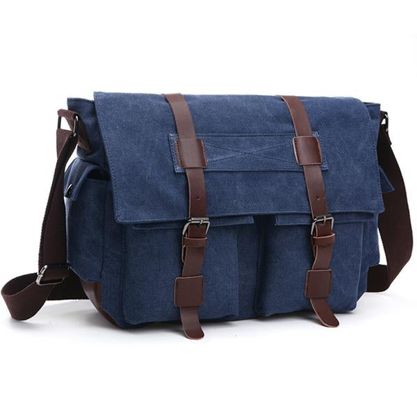 Mens Multi-Pocket Crossbody Bag 99785431M Dark Blue Messenger Bags
