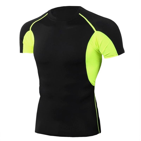 Men's Color Block Short Sleeve Quick Dry T-Shirt 47306015Y