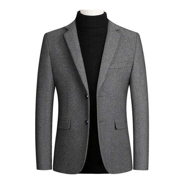 Men's Retro Solid Color Blazer 91179095X