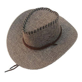Breathable Outdoor Western Cowboy Hat 85308808M Dark Gray / M56-58Cm Hats