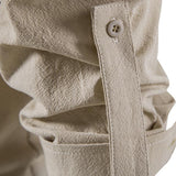 Men's Long Sleeve Linen Button Shirt 93656158X