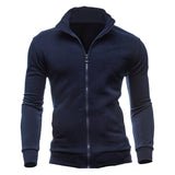 Men's Zipper Stand Collar Sports Sweatshirt 84607646X