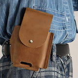 Vintage Leather Phone Waist Bag 76360189W Acc