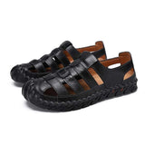 Mens Toe Sandals 09777760W Black / 6 Shoes