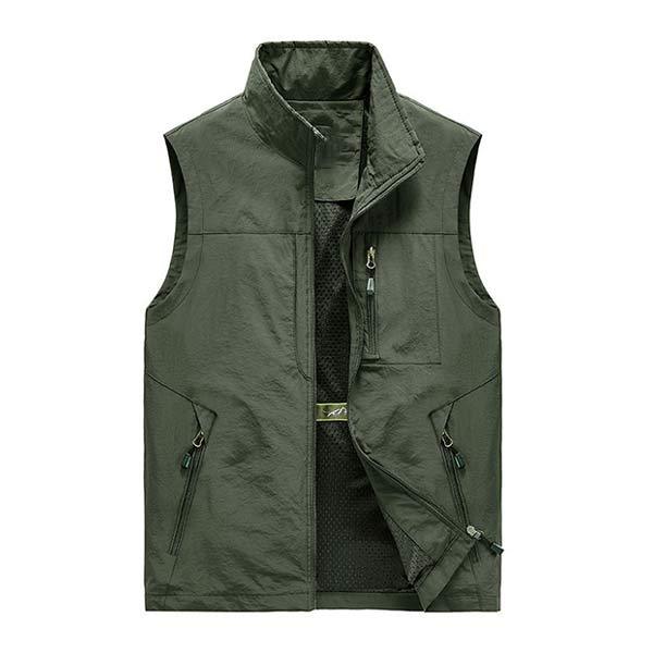 Mens Casual Vest 40414103W Army Green / M Vests