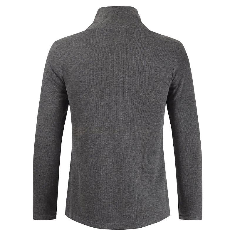 Men's V-Neck Solid Color Knit Sweater Cardigan 19310879X